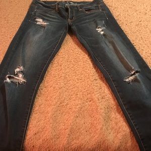 American eagle ripped jeans.